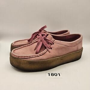 CLARKS WOMEN'S 7.5 VINTAGE PINK WALLABEE DUSTY ROSE